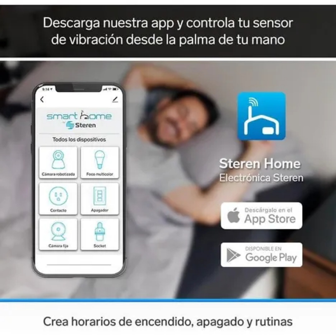 Steren Shome-122 Foco Led Wi-fi Multicolor, 15 W