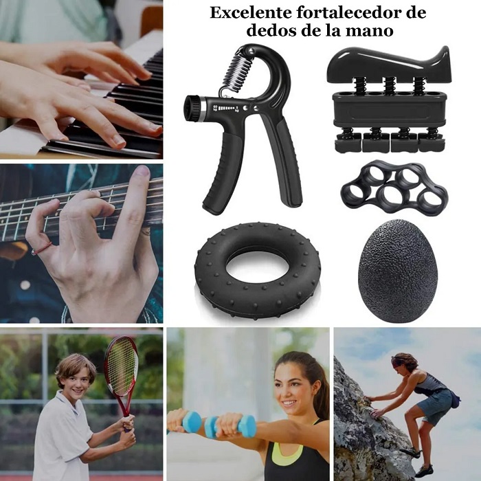 Kit Fortalecedor De Agarre De Mano 5 pz.