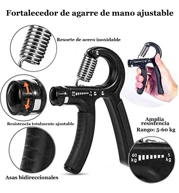 Kit Fortalecedor De Agarre De Mano 5 pz.