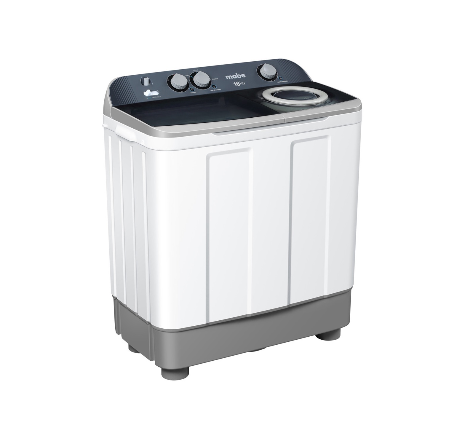 Lavadora Semiautomática Doble Tina 16 Kg LMDX6123PBAB0 Mabe