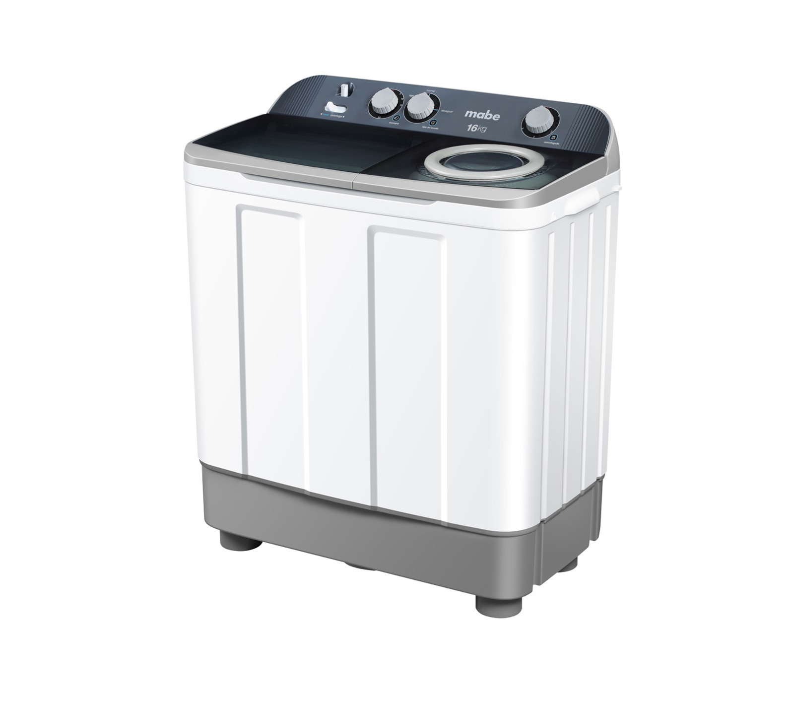 Lavadora Semiautomática Doble Tina 16 Kg LMDX6123PBAB0 Mabe