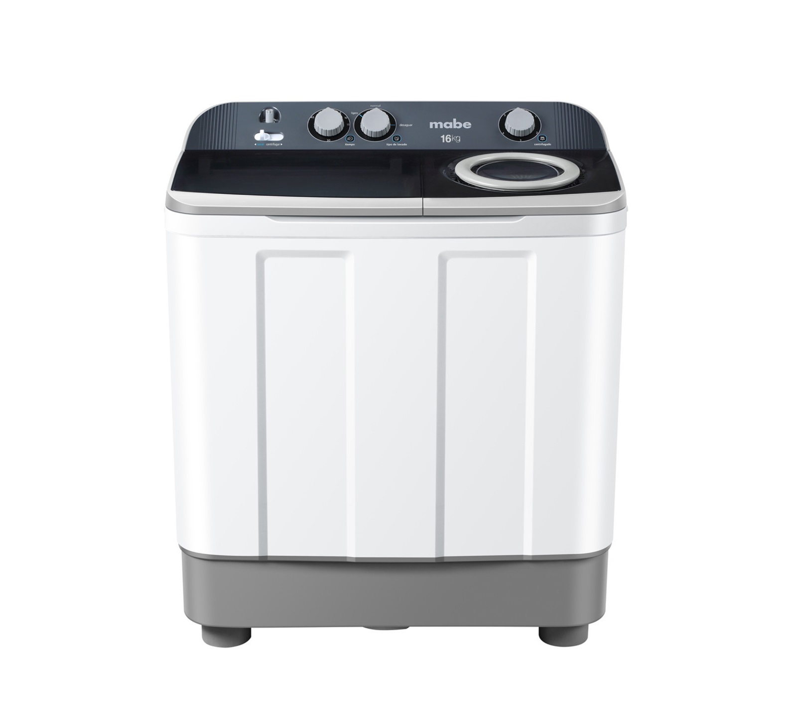 Lavadora Semiautomática Doble Tina 16 Kg LMDX6123PBAB0 Mabe