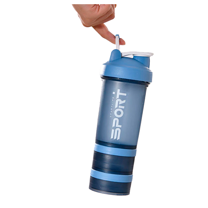 Shaker Vaso Mezclador Proteina compartimentos 3007