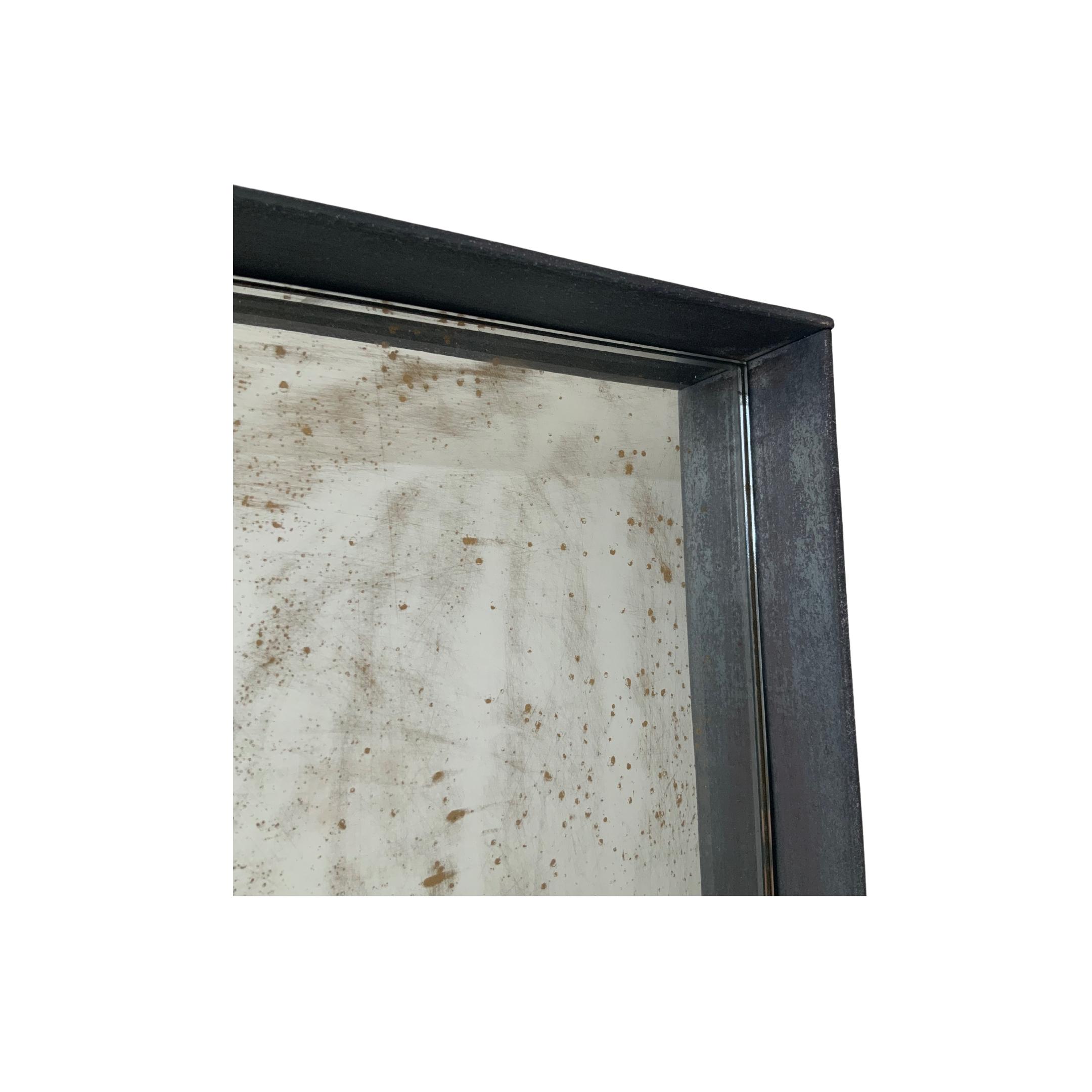 Espejo Anticado Estilo Industrial 