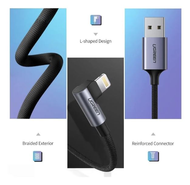 Cable Cargador Lightning Apple Mfi Certificado De 90