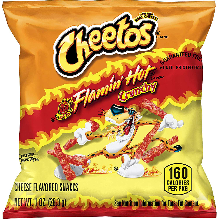 Cheetos Flamin Hot Americanos 50 piezas