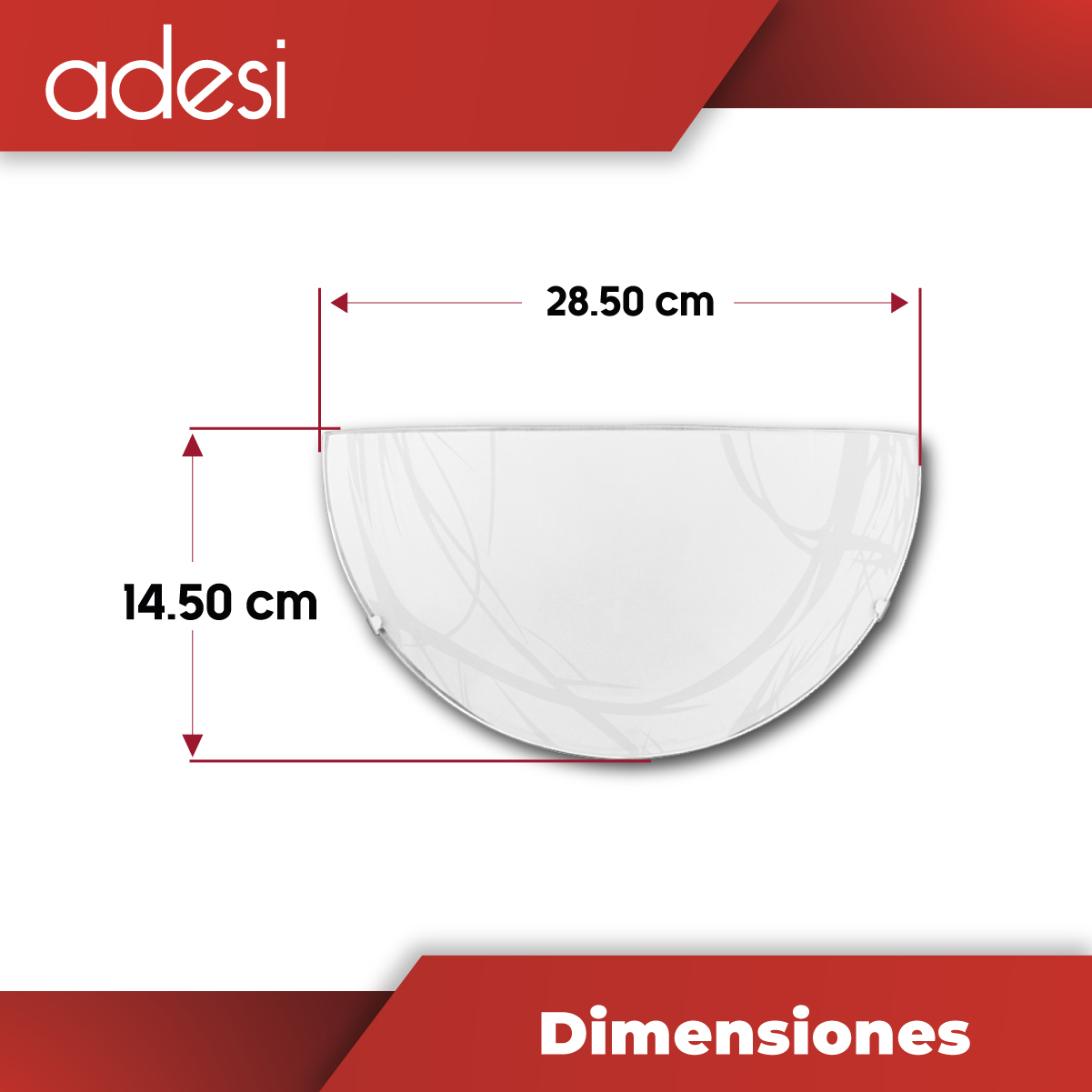 Lámpara Arbotante Interior Modelo Canova Color Blanco para 1 Foco