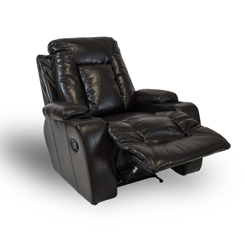 Reclinable Tahary  Color Chocolate con Portavasos