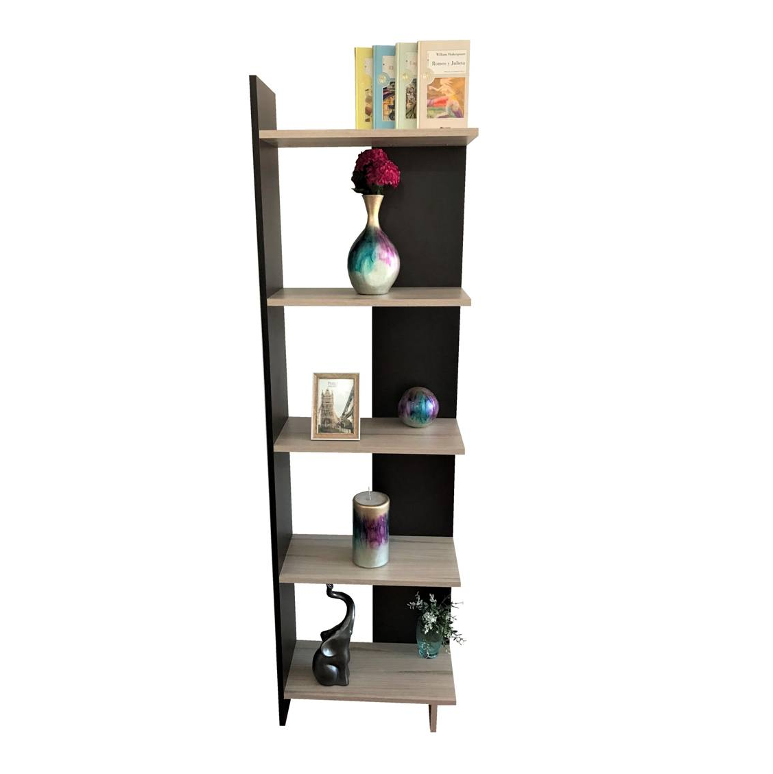 Librero Esquinero Minimalista, Moderno, Práctico Y Elegante