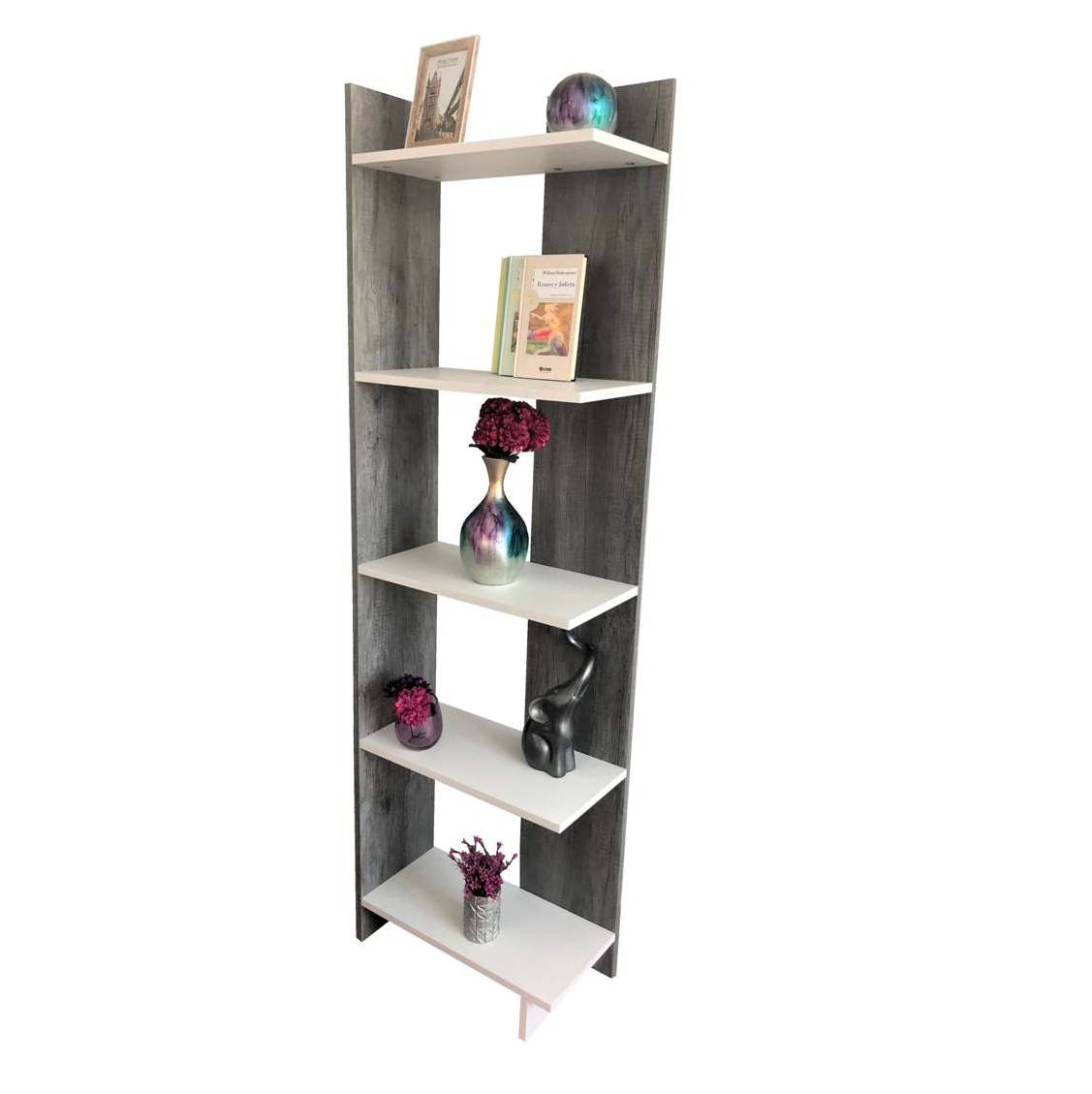 Librero Esquinero Minimalista, Moderno, Práctico Y Elegante