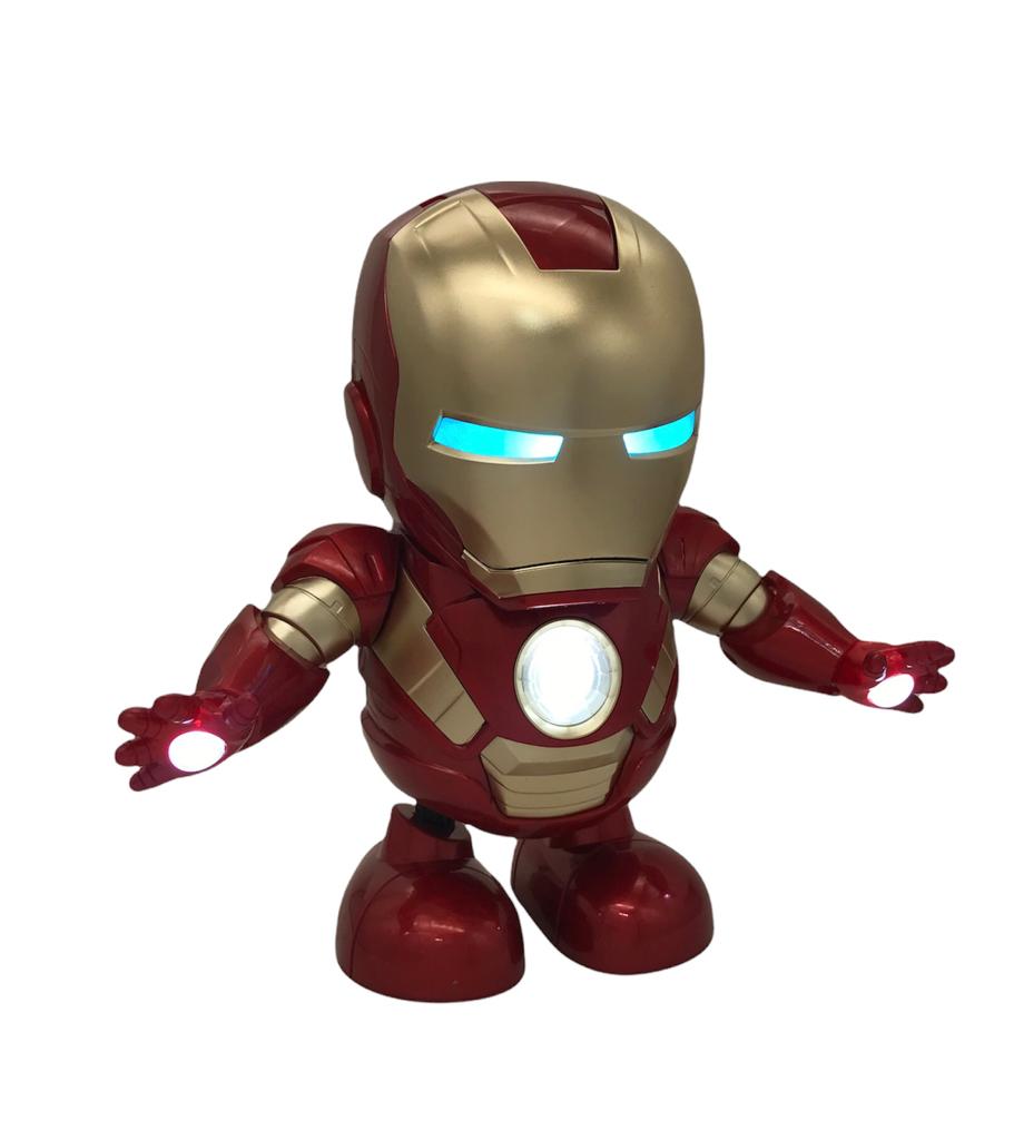 Robot Bailarín Juguete Bailarín Dance Hero Ironman  Avengers Con Luz Y Sonido