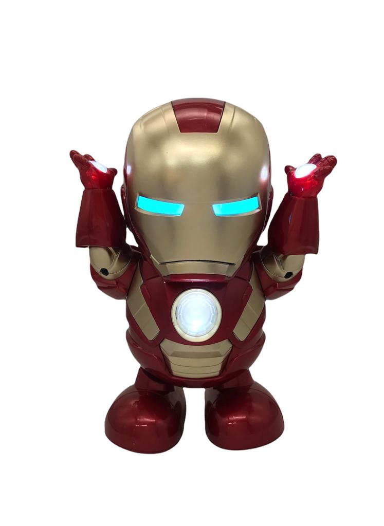 Robot Bailarin Juguete Bailarin Dance Hero Ironman Avengers Con Luz Y Sonido