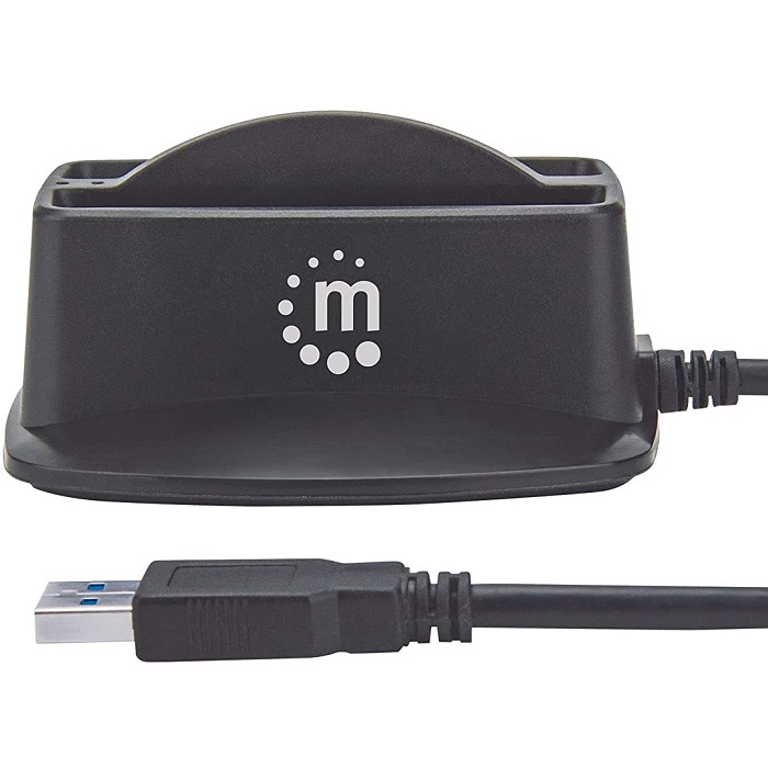 Docking Station Manhattan Base Dual Para Discos Duros Y SSD 2.5 SATA a USB 3.0 151955