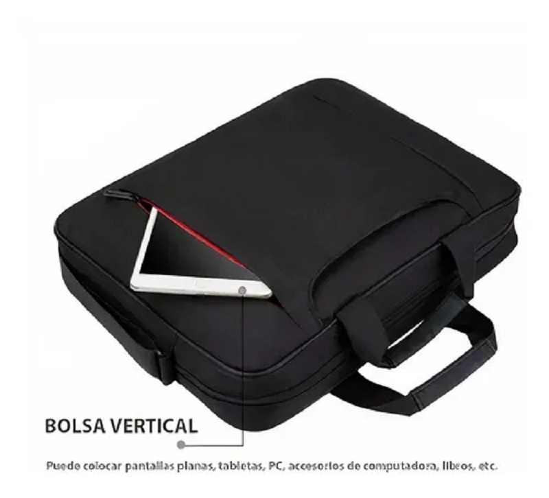 Maletín Portafolio Laptop 15.6 Pulgadas Negro