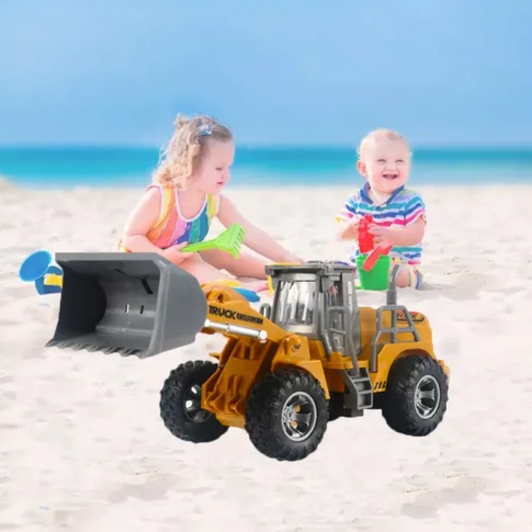 Topadora Excavadora Control Remoto Niños Rc Juguete Y Regalo