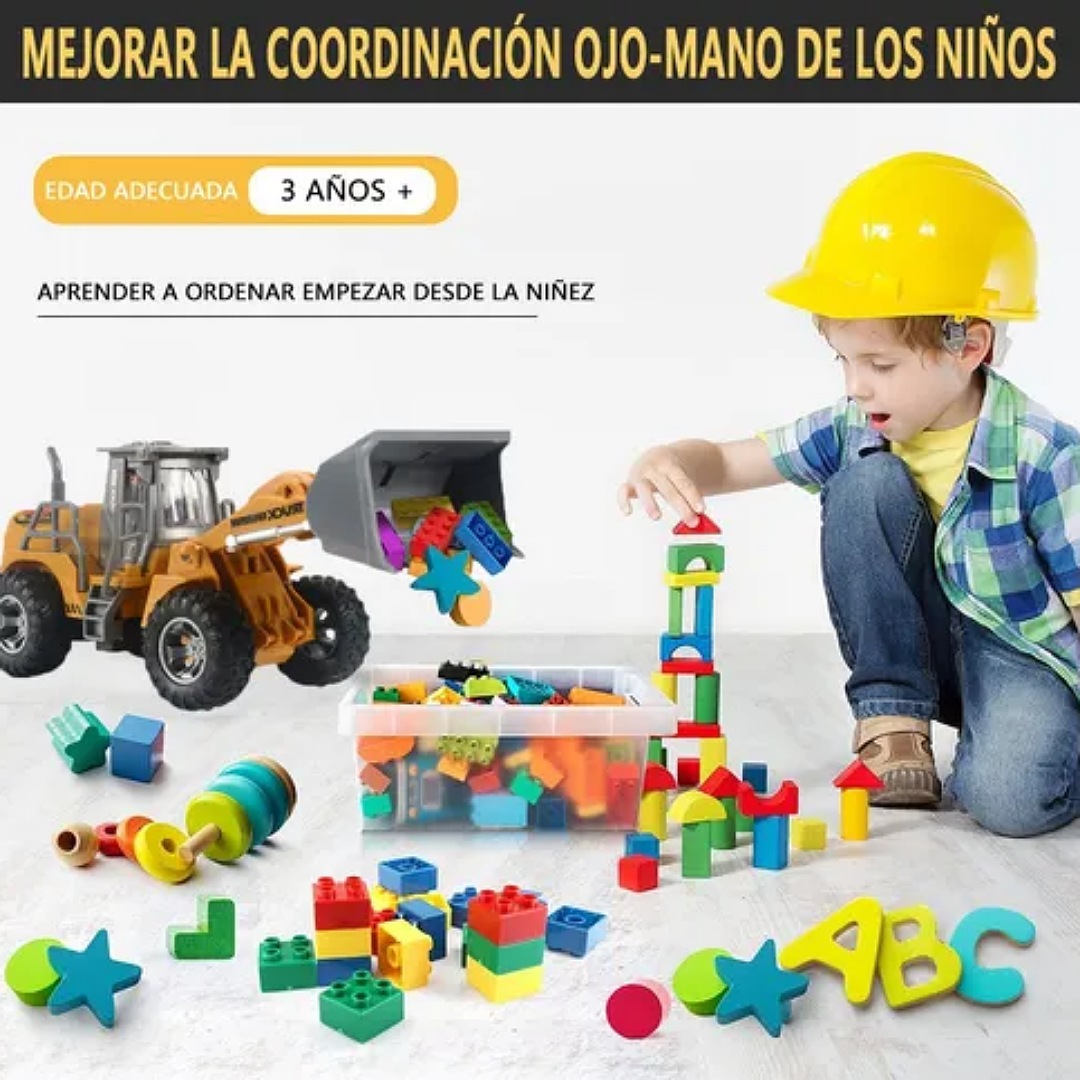Topadora Excavadora Control Remoto Niños Rc Juguete Y Regalo