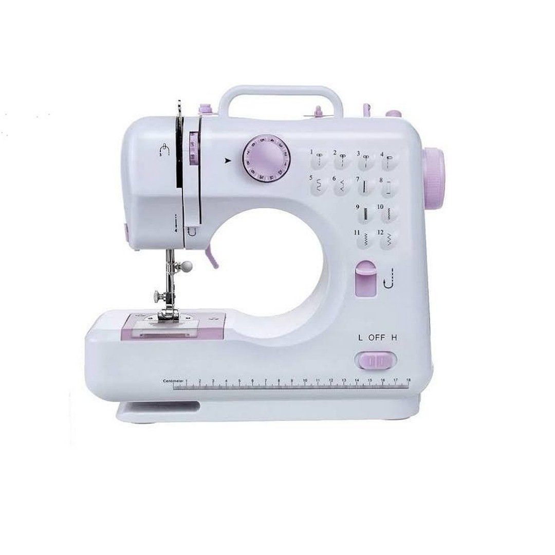 Máquina de coser para principiantes, mini máquina de coser para niños,  máquina de coser portátil de mano con 12 puntadas integradas, velocidad