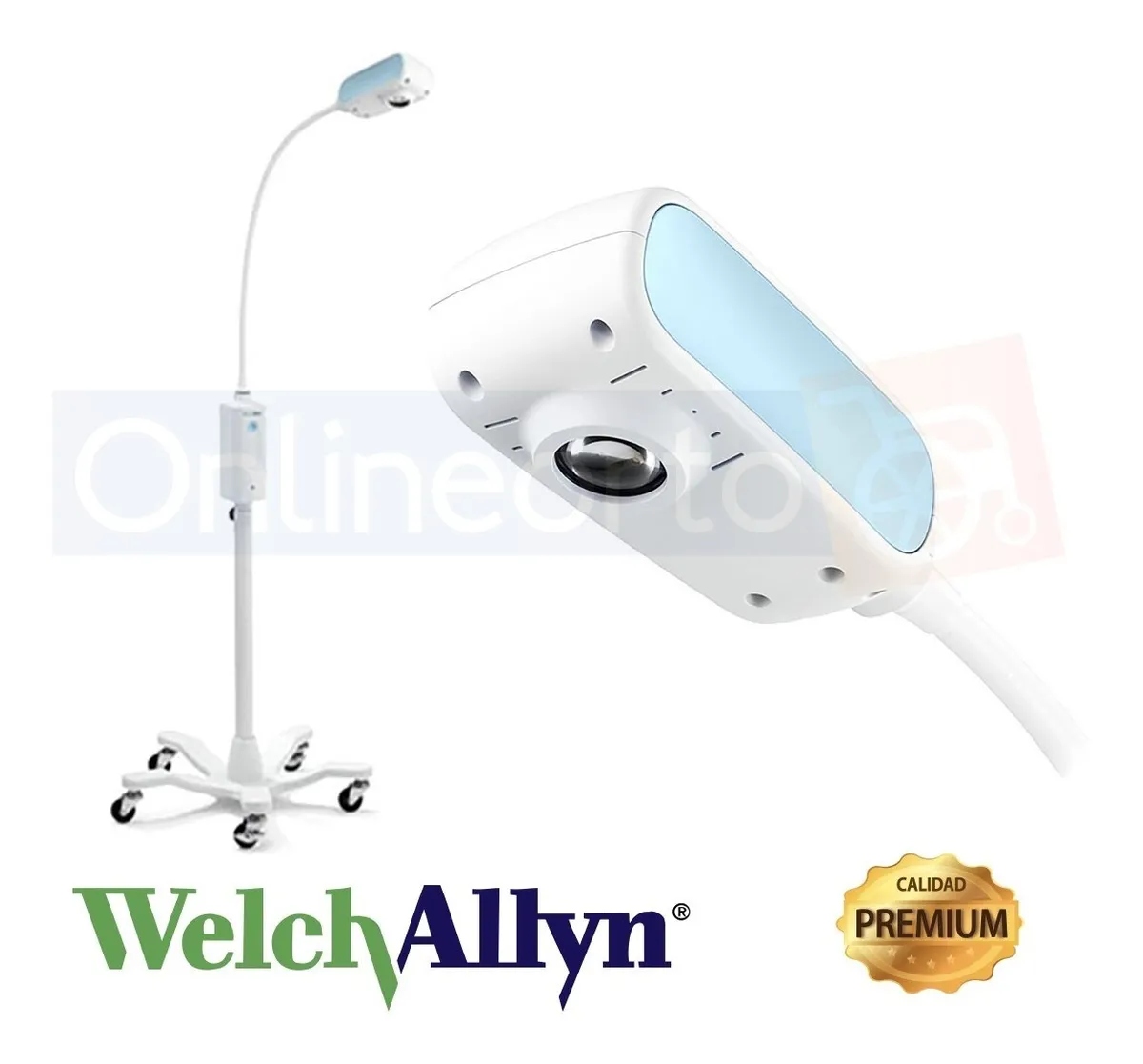 Lámpara De Pedestal Examen Diagnostico Gs 300 Welch Allyn