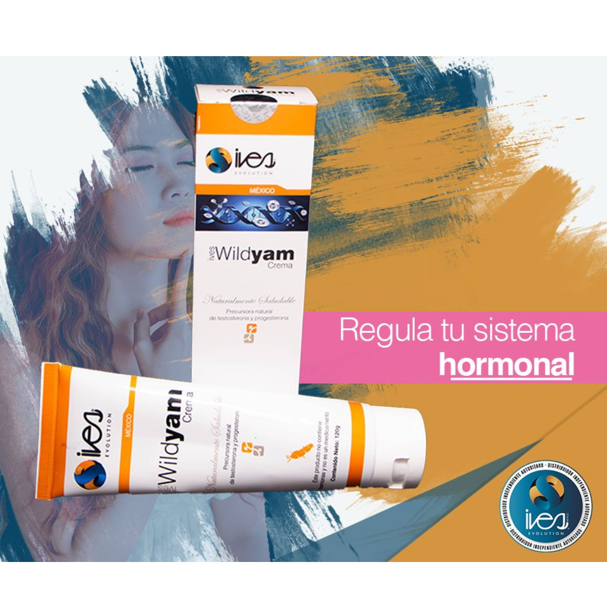 Wild Yam Ives México Crema de Camote Silvestre Orgánica 120 Gr.