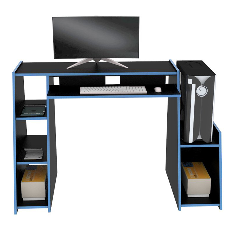  Escritorio Moderno Gamer Plus Afa Neg-Azul