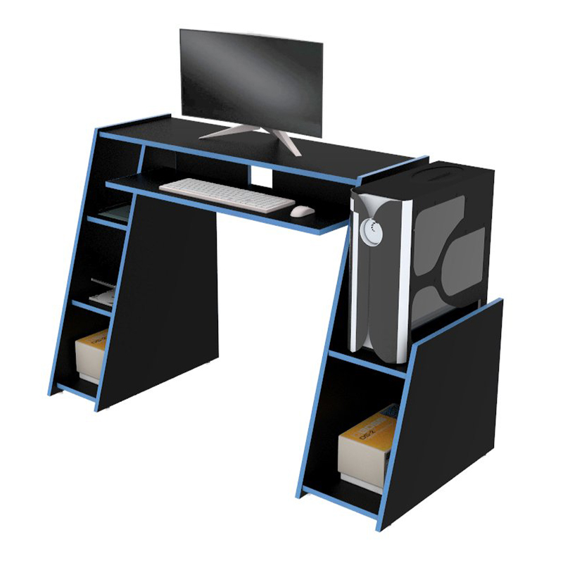  Escritorio Moderno Gamer Plus Afa Neg-Azul