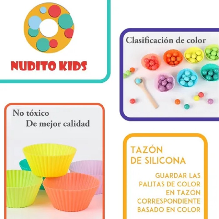 Juguete Educativo Madera Con Numeros