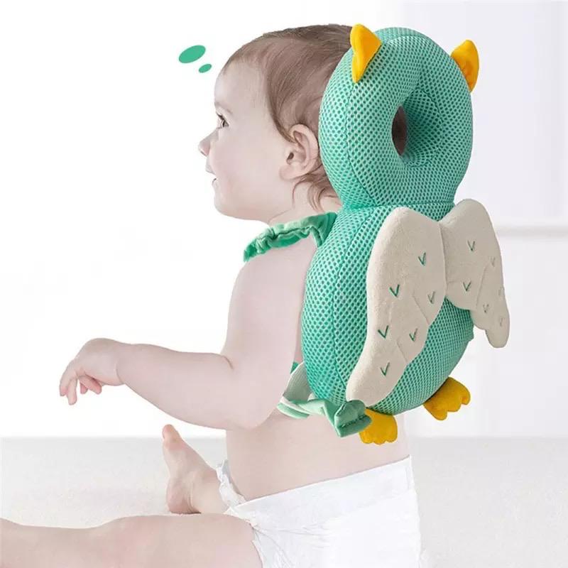Protector de cabeza de bebé, almohada de mochila para niños de 1 a