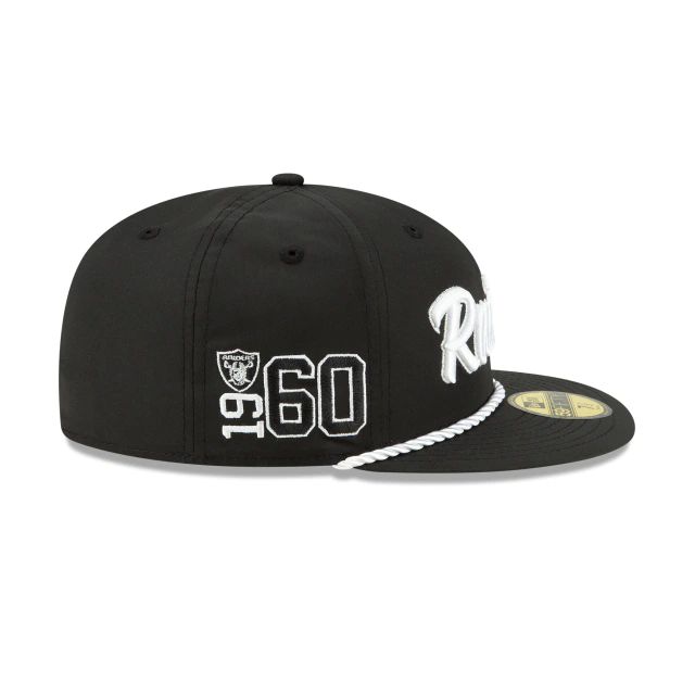 GORRA NEW ERA 59FIFTY RAIDERS NEGRA 12050252