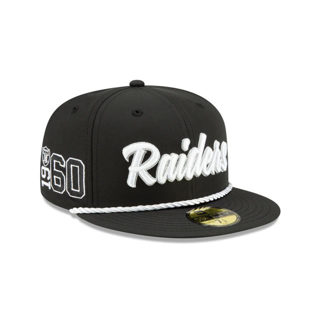 GORRA NEW ERA 59FIFTY RAIDERS NEGRA 12050252