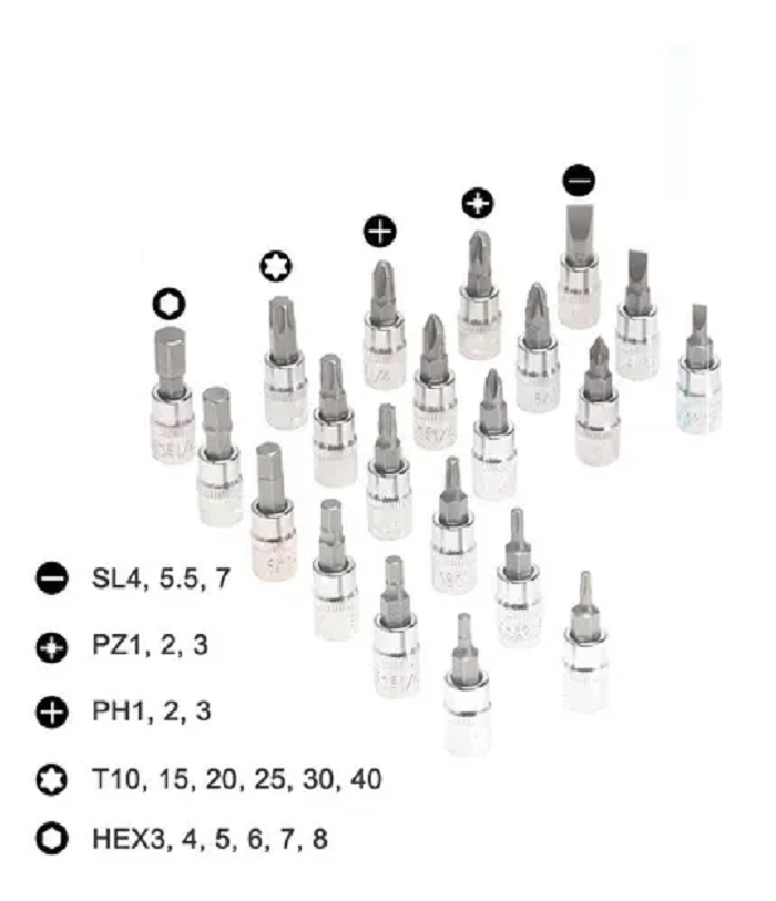 Herramientas Manuales Mecánicas 46 Piezas