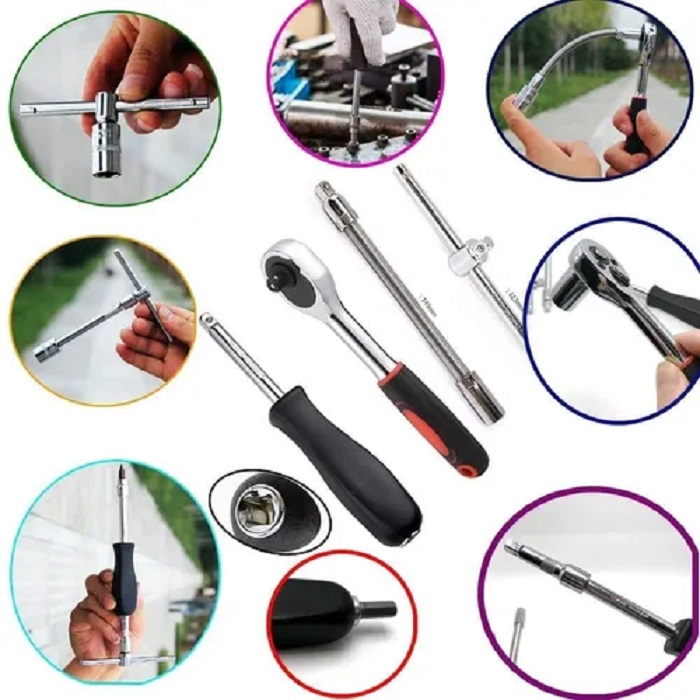 Herramientas Manuales Mecánicas 46 Piezas