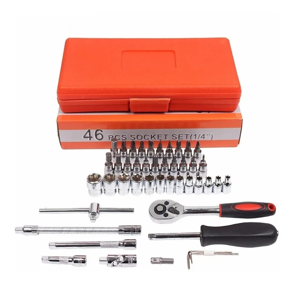 Herramientas Manuales Mecánicas 46 Piezas