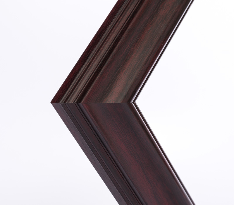 Marco para Titulo Profesional PASPARTU FRAMES  Color Caoba con cristal y Marialuisa Blanca 28x38 cm