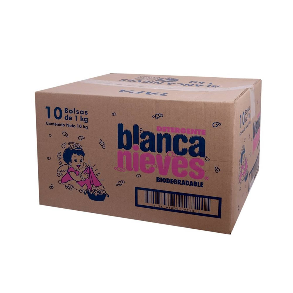 Detergente En Polvo Blanca Nieves 000088186 10 Pzas. De 1Kg SMS