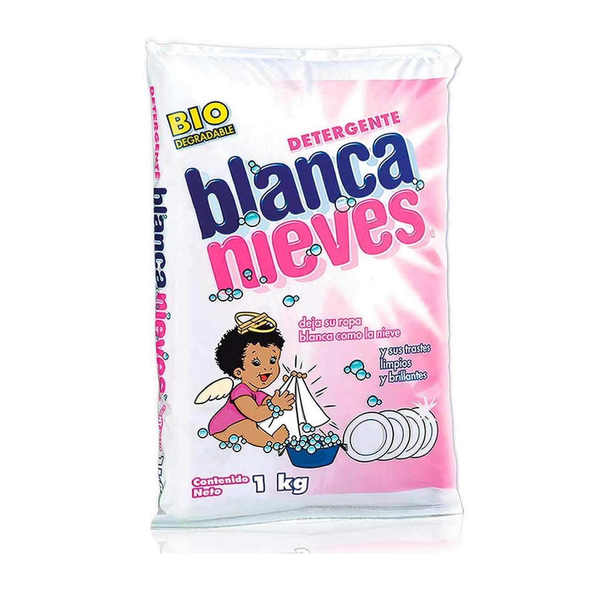 Detergente En Polvo Blanca Nieves 000088186 10 Pzas. De 1Kg SMS