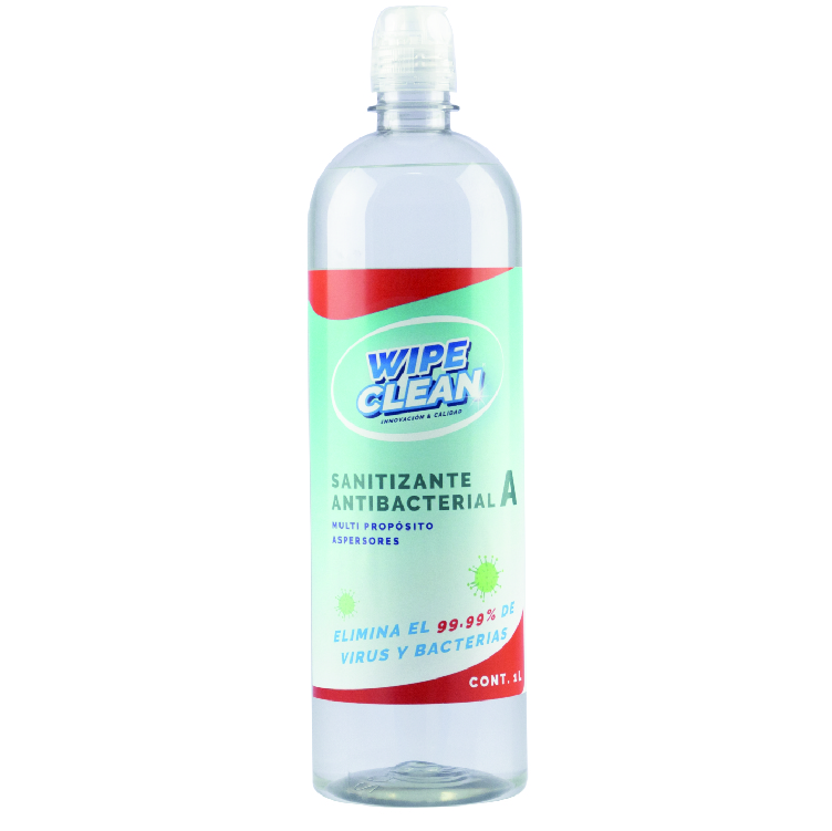 Sanitizante A multiusos Wipe Clean para todo tipo de superficie 1 lt.