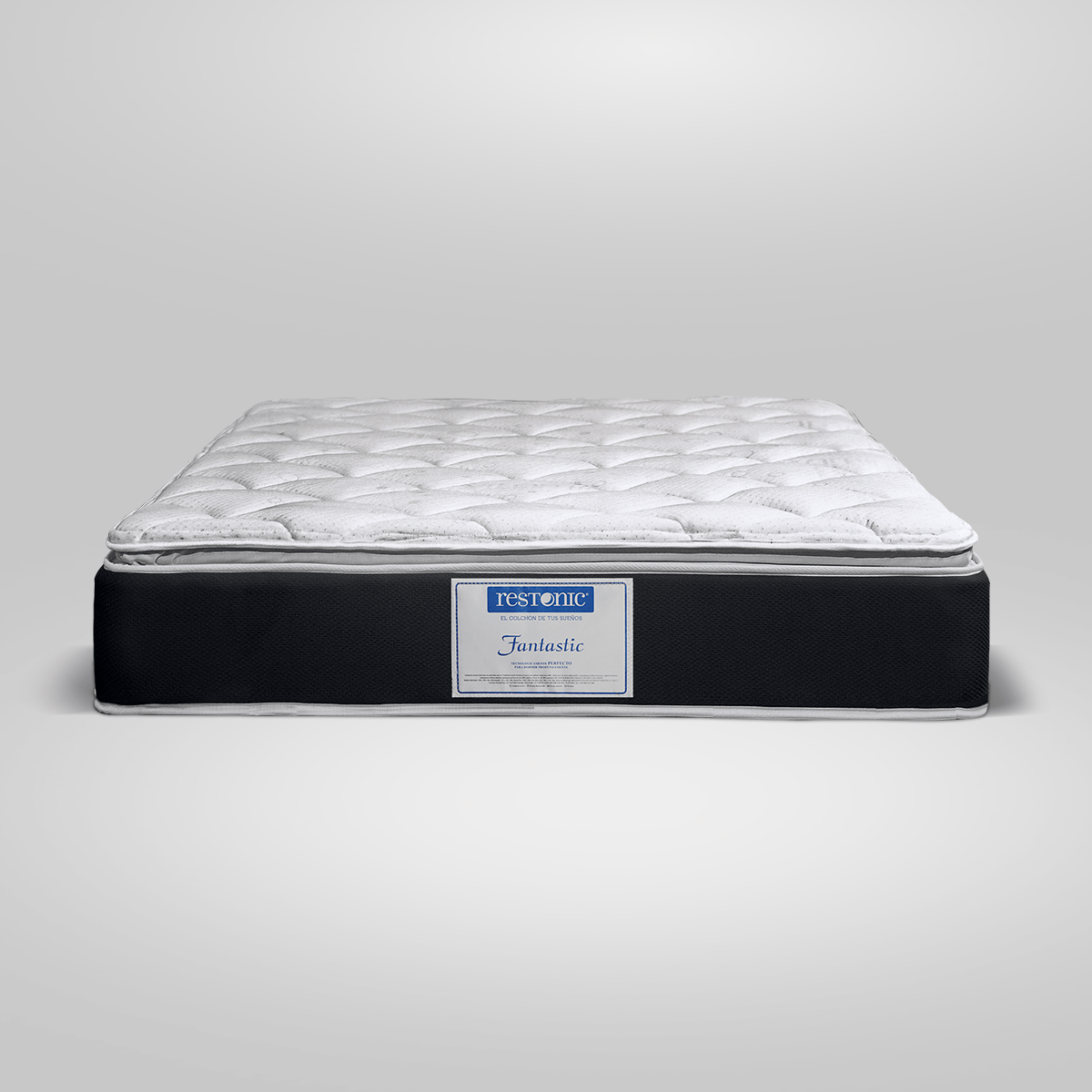 Colchon Fantastic Restonic - King Size + Juego de Sabanas Soft Sensation S.A.