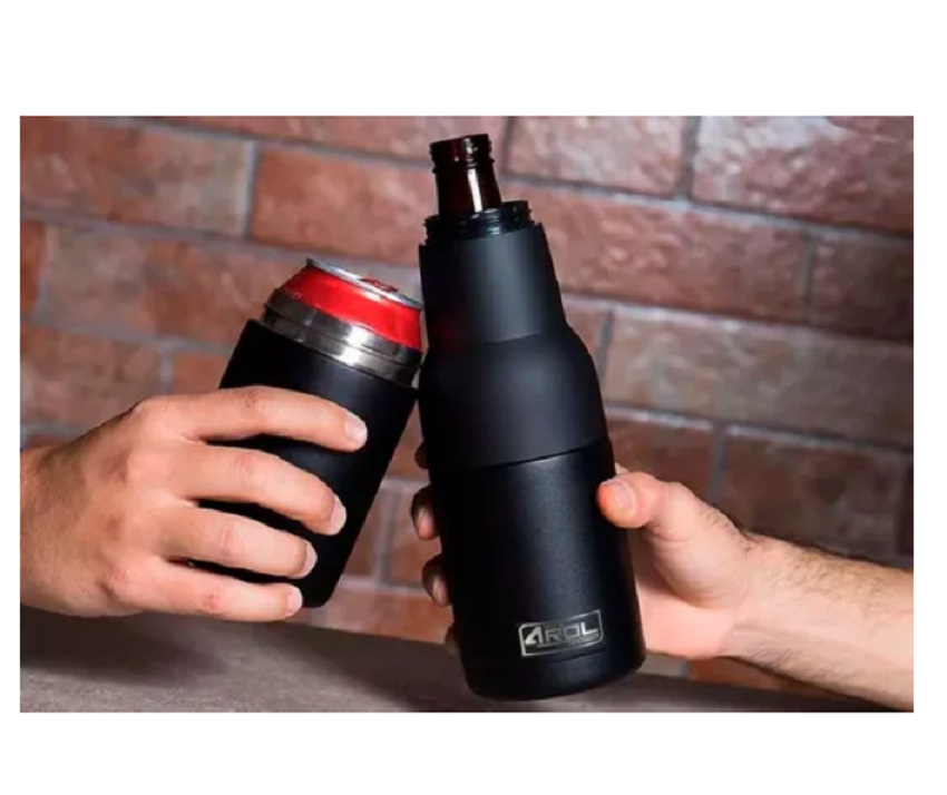 Termo De Acero Inoxidable Portabotellas Y Portalatas 