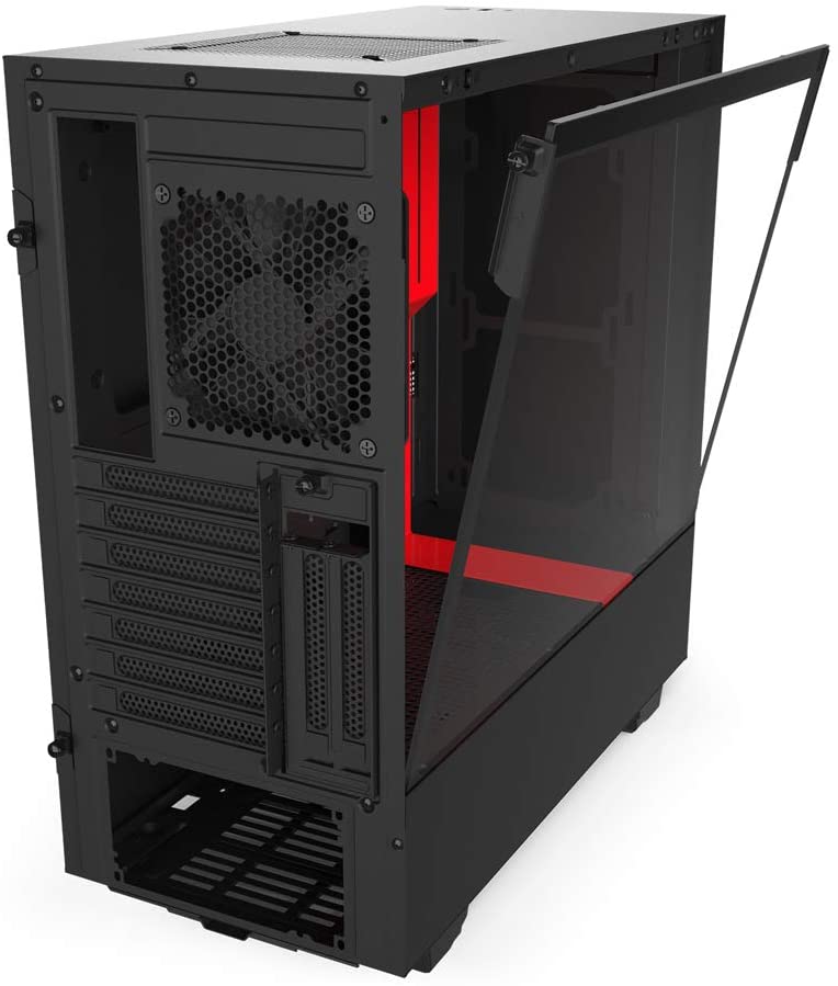 GAB NZXT H510i COMPACT BLACK/RED ATX 2.5X3,3.5X3,1USB3.1,TIPOC,TIPOA,FAN2X120