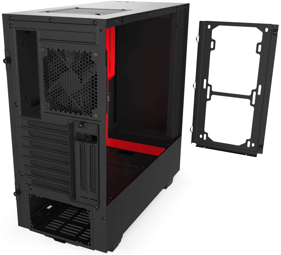 GAB NZXT H510i COMPACT BLACK/RED ATX 2.5X3,3.5X3,1USB3.1,TIPOC,TIPOA,FAN2X120