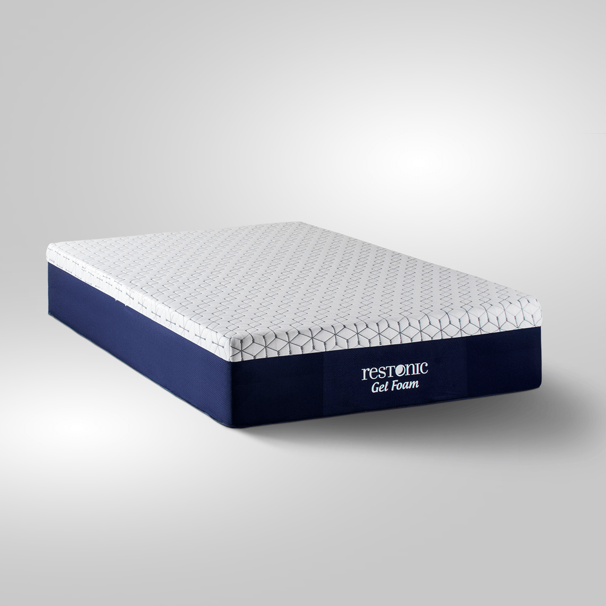 Colchon Gel Foam Individual Restonic + juego de Sabanas Soft Sensation individual.