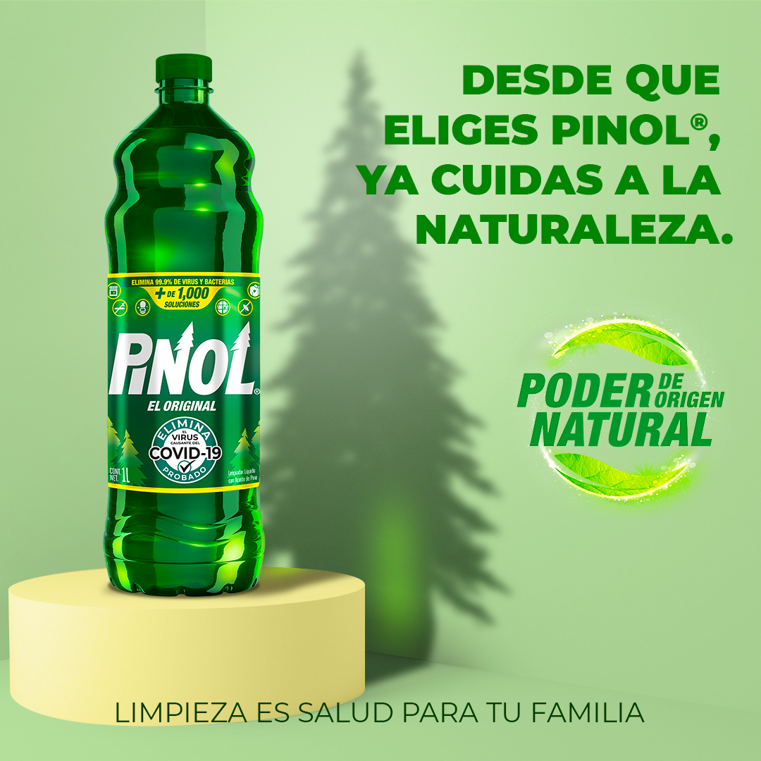 Multilimpiador Desinfectante Pinol 000384724 8 Piezas De 1L SMS