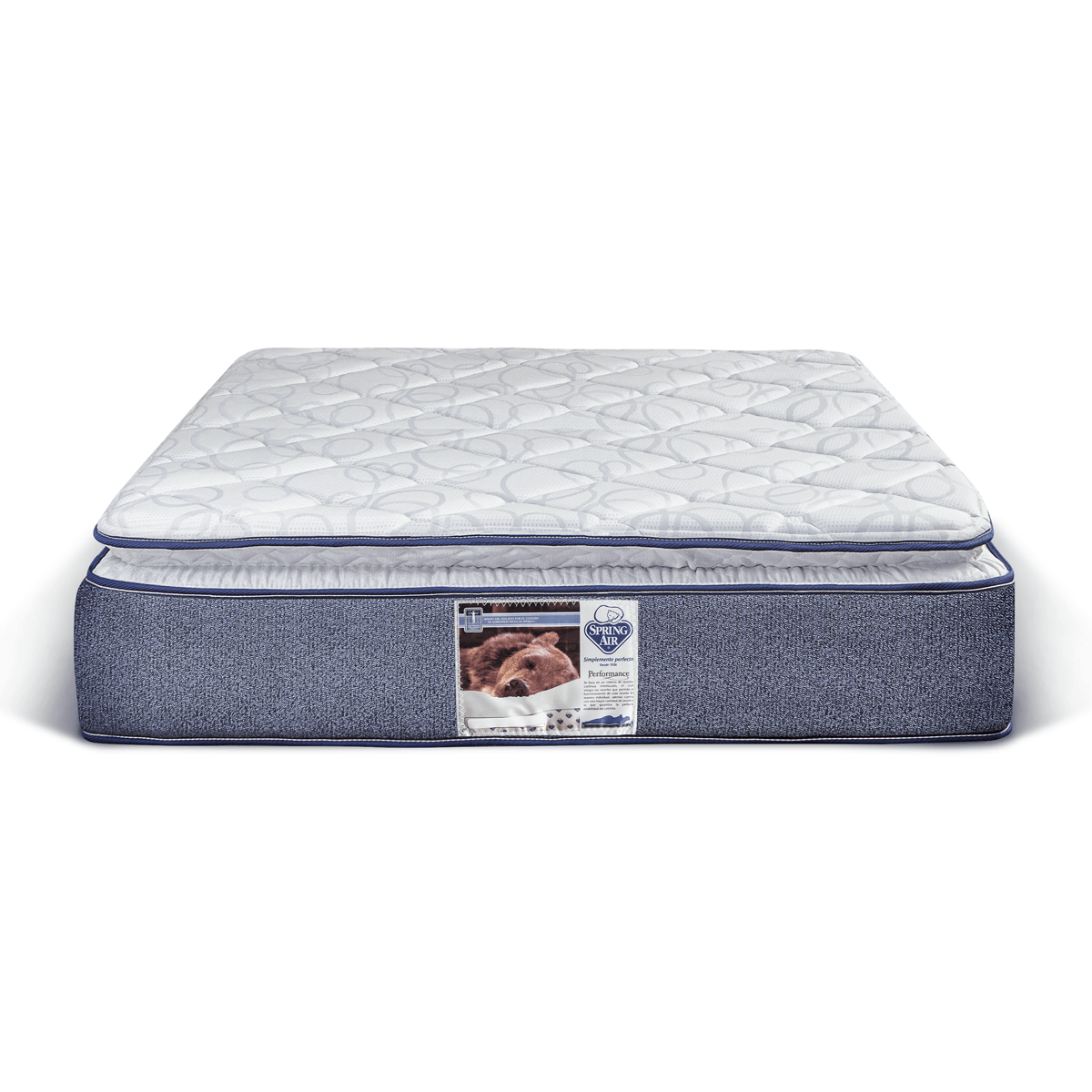 Colchon Spring Air Vendome Individual + Combo Protector + Juego de Sabanas + 1 Almohada