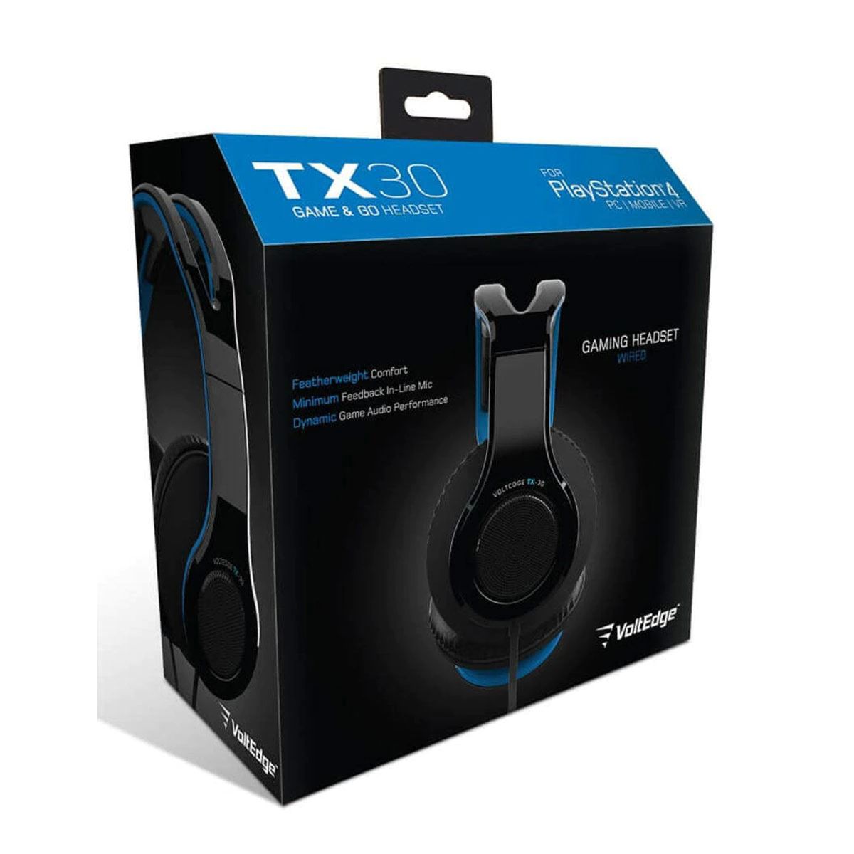 Audifonos Alambricos VoltEdge TX30 PlayStation 4