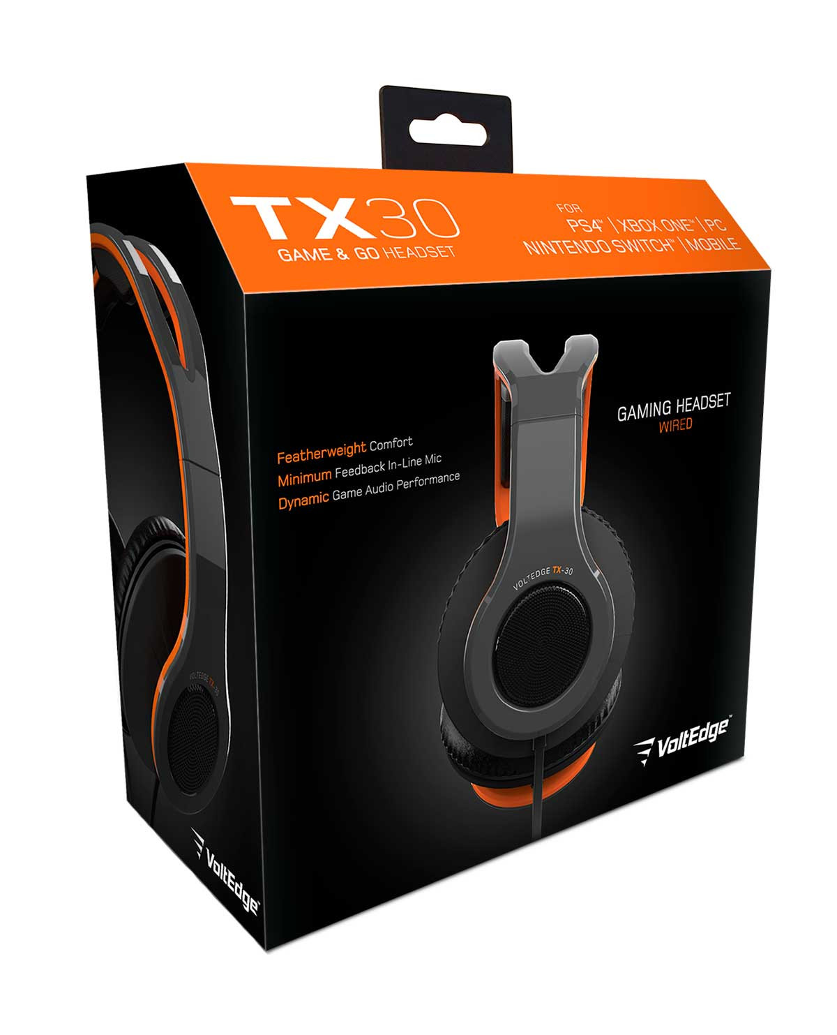 Audifonos Alambricos VoltEdge TX30 Game and Go - PS4 XBOX One PC Movil