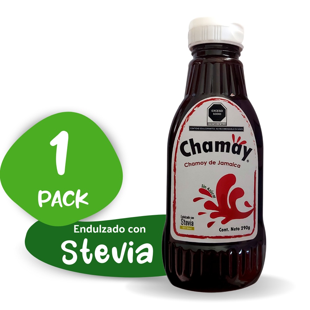 Chamoy Sin Azúcar Con Jamaica Endulzado Con Stevia 580g