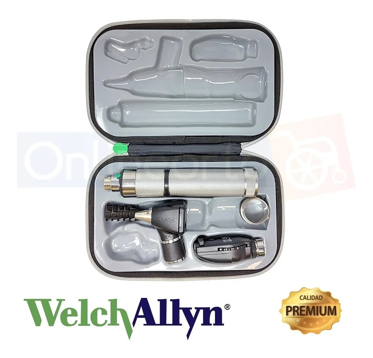 Estuche Diagnostico Halogeno Coaxial Welch Allyn 3.5v 97200c