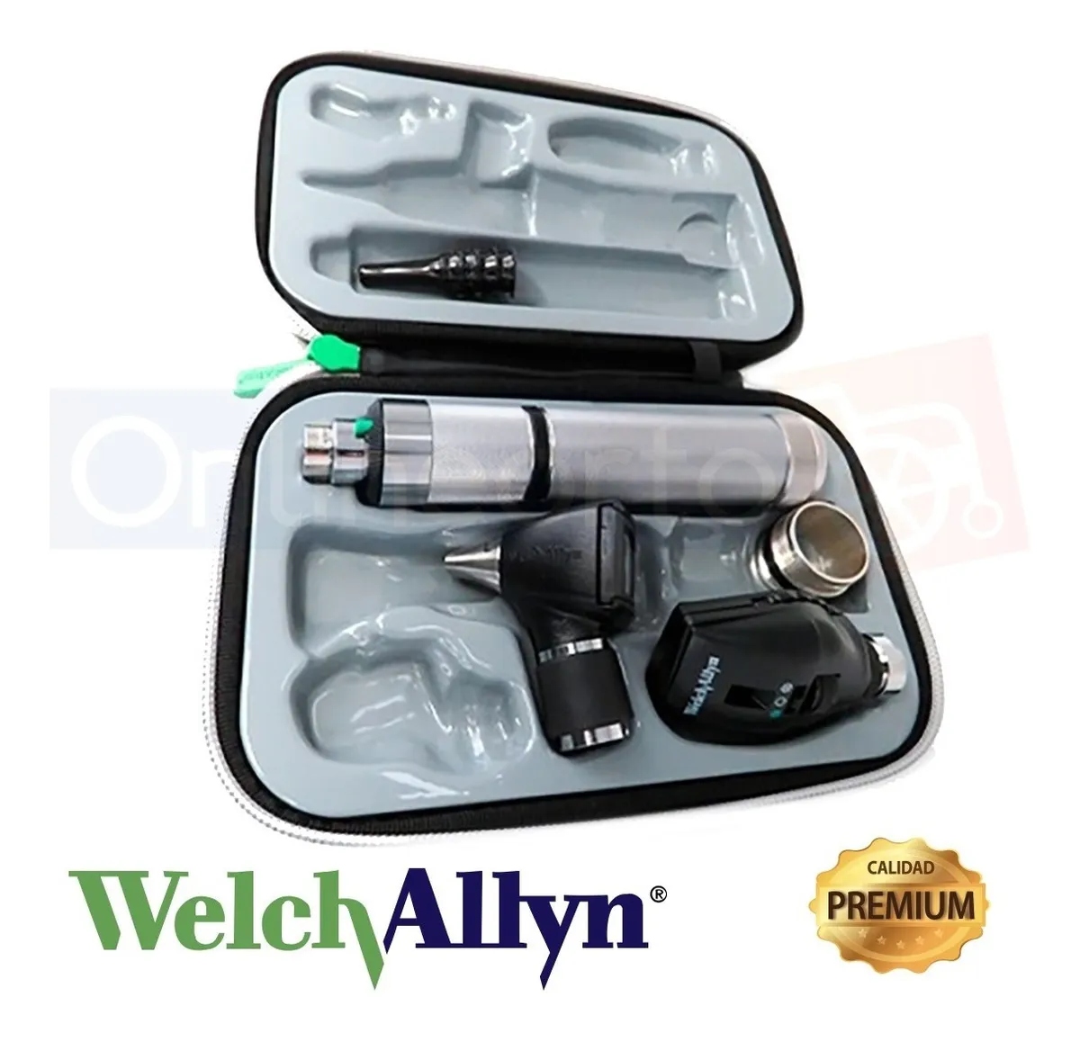 Estuche Diagnostico Halogeno Coaxial Welch Allyn 3.5v 97200c