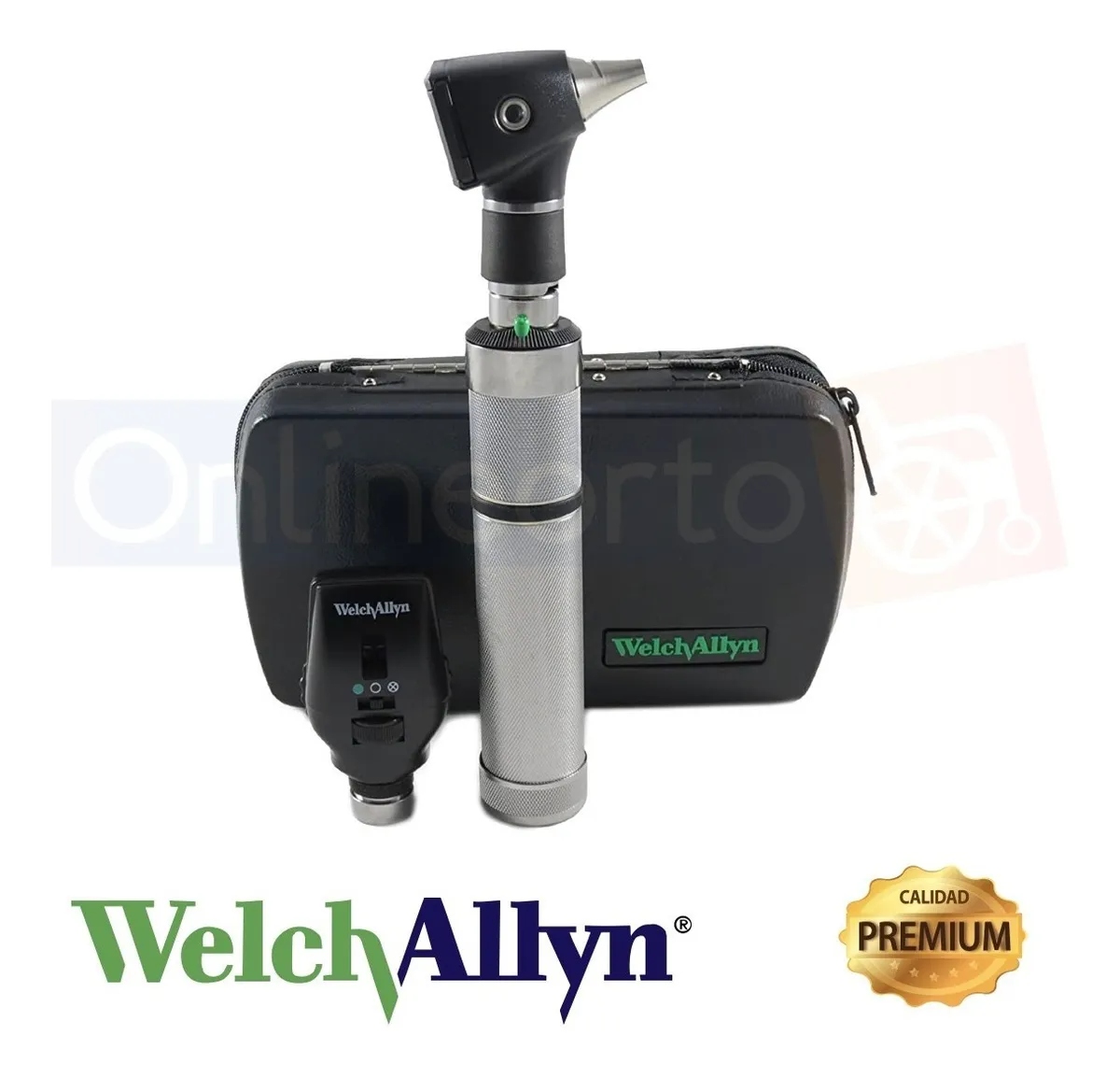 Estuche Diagnostico Halogeno Coaxial Welch Allyn 3.5v 97200c