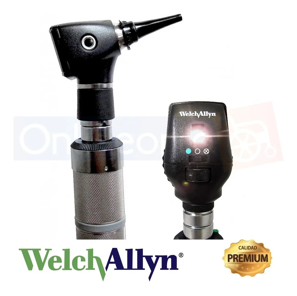 Estuche Diagnostico Halogeno Coaxial Welch Allyn 3.5v 97200c